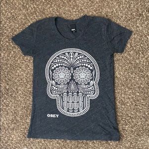Obey skull women’s tee